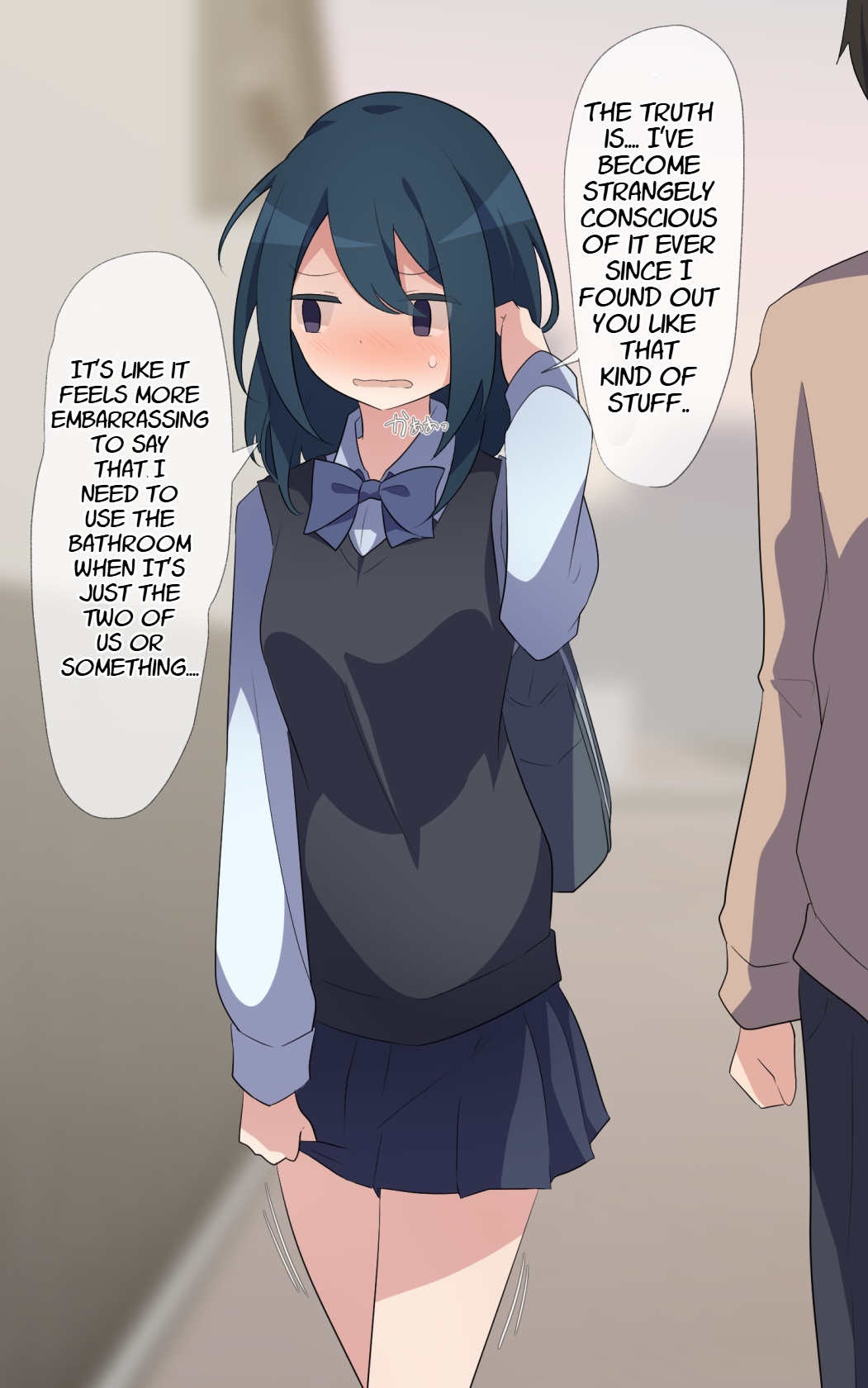 Desperate Girl wets herself due to being teased by her pee-loving boyfriend page 4 full