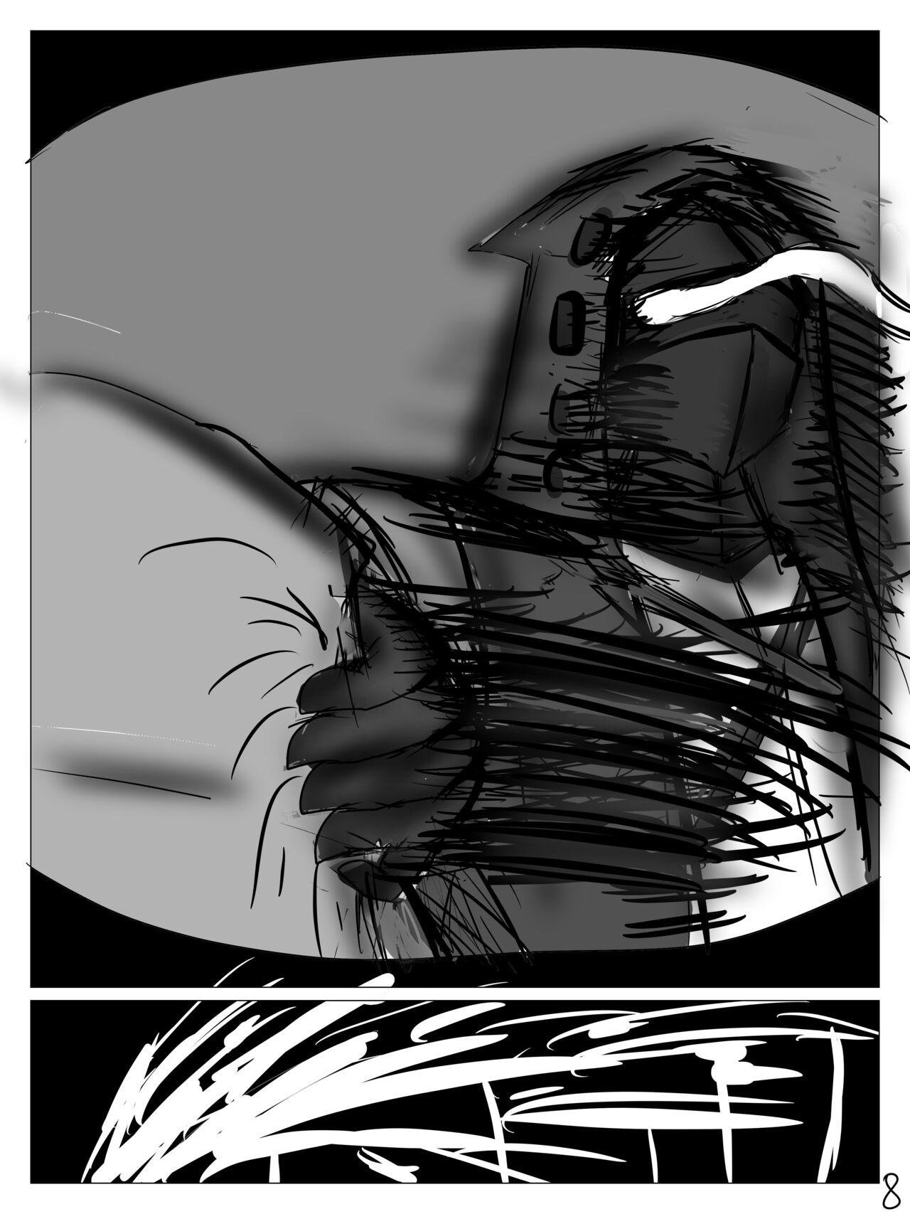 【鲸博纯爱】斯卡蒂与博士の酒后小故事（明日方舟同人H·啥都会点的屑吉良著） page 9 full