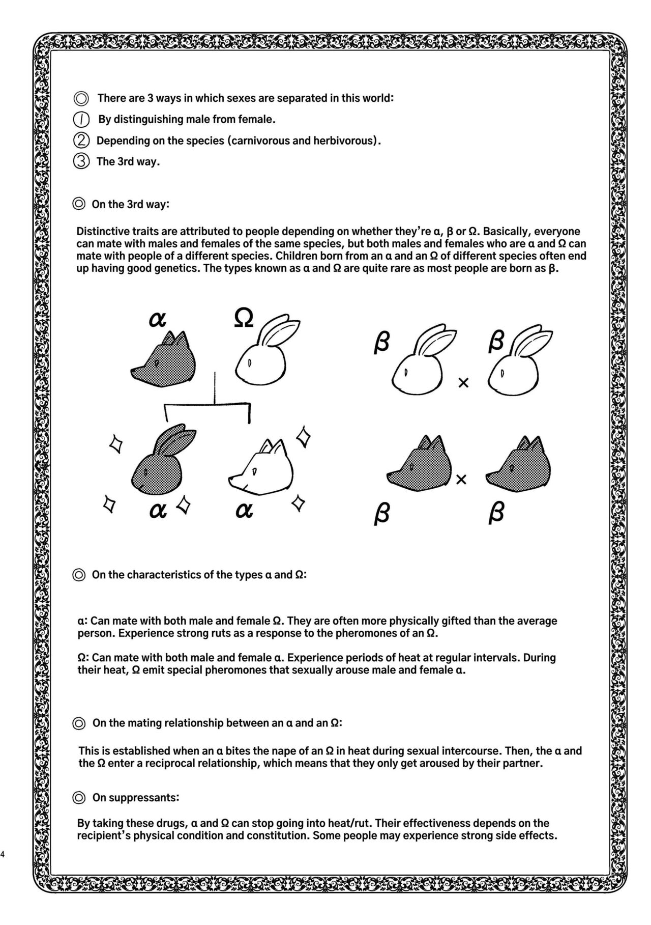 Usagi Reijou to Ookami Reisoku  | Omega Rabbit and Alpha Wolf page 4 full