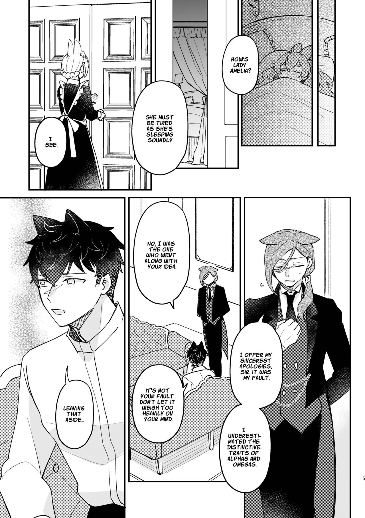 Usagi Reijou to Ookami Reisoku  | Omega Rabbit and Alpha Wolf page 5 full