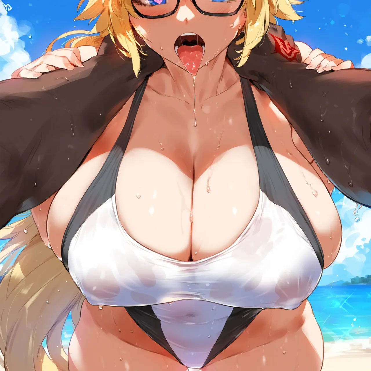 Saber, Jeanne x BBC Master benisman ai generated page 3 full