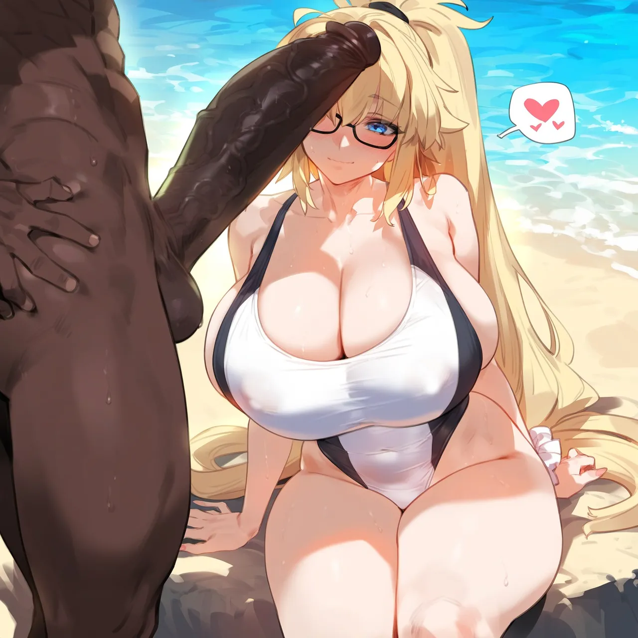 Saber, Jeanne x BBC Master benisman ai generated page 5 full