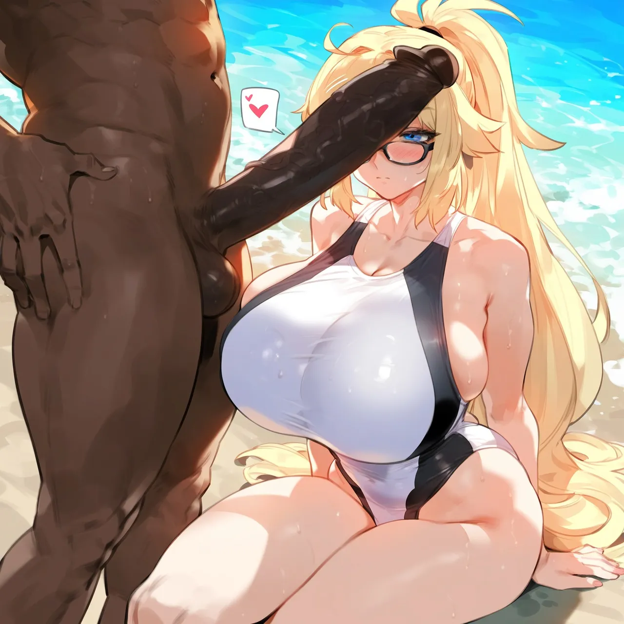 Saber, Jeanne x BBC Master benisman ai generated page 7 full