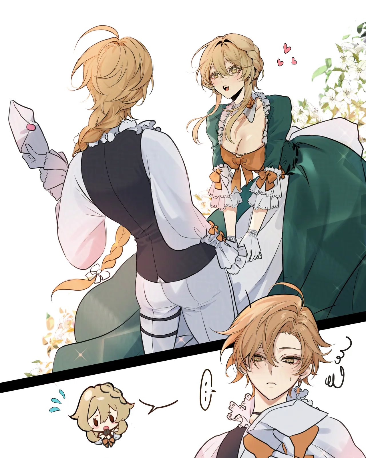 Royal AU Alhaitham x Aether x Childe - 皇室AU：海空公空 page 9 full