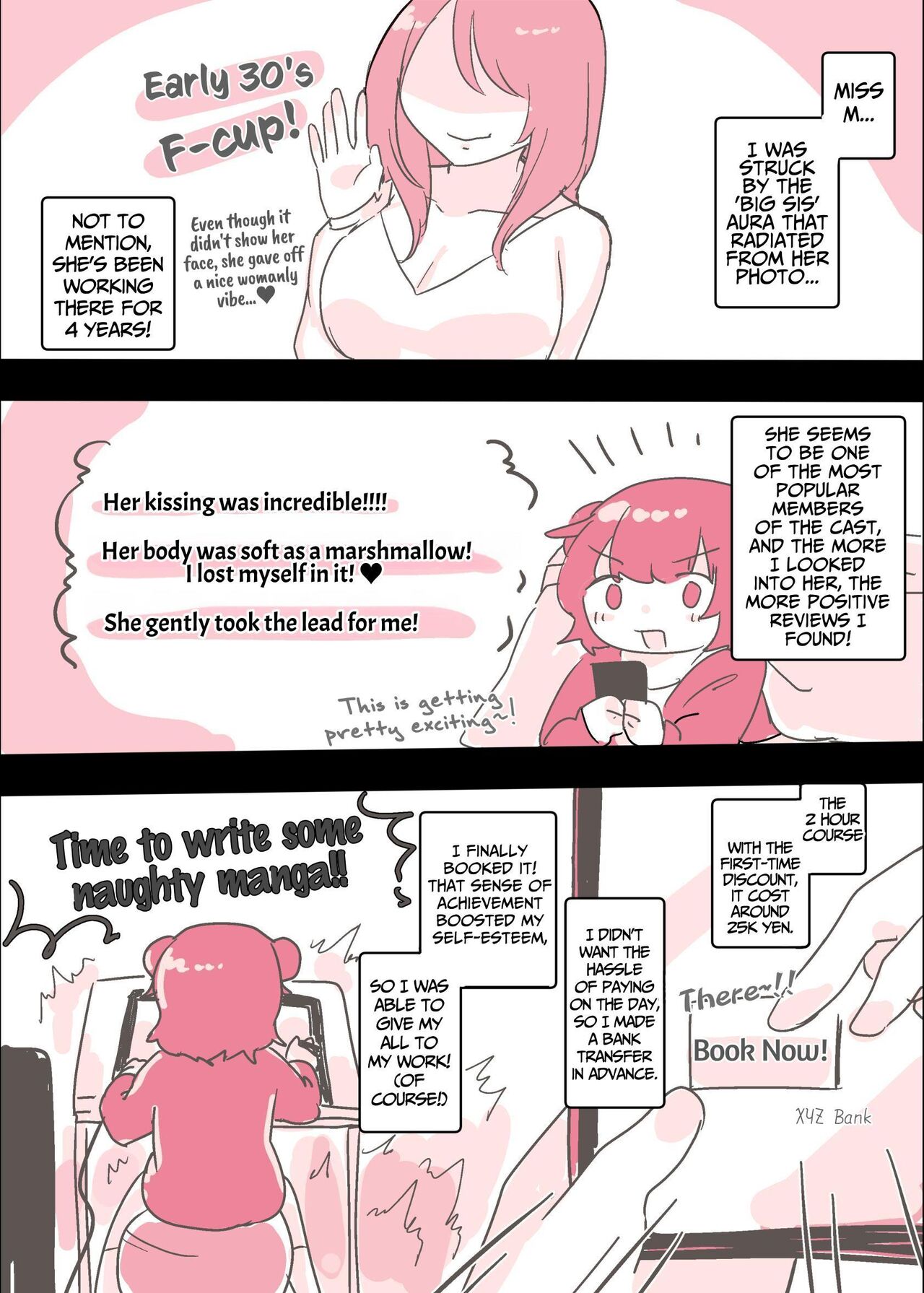 Psycho Les Senpai ga 1000-bon Ureta Kinen ni Les Fuuzoku ni Itte Kimashita Repo | Psycho Lesbian Senpai Sold 1000 Copies Memorial Lesbian Brothel Experience Report page 7 full