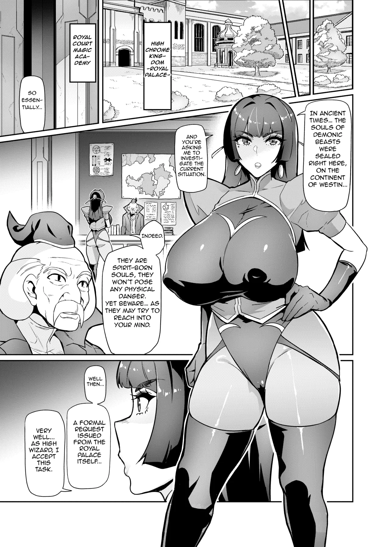 Maken no Elena Season II ~Wakaba to no Koi ni Moreochiru Majo-tachi~ | High Wizard Elena Season II ~The Witches Who Succumbed to Young Love~ Ch. 1-3 page 3 full