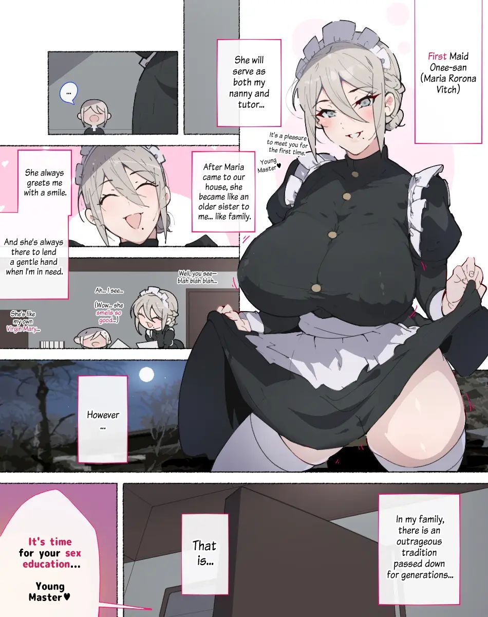 Seikyouiku no Ojikan desu yo!! Bouchama! | Young Master! It's Time for Sex Education!! page 7 full