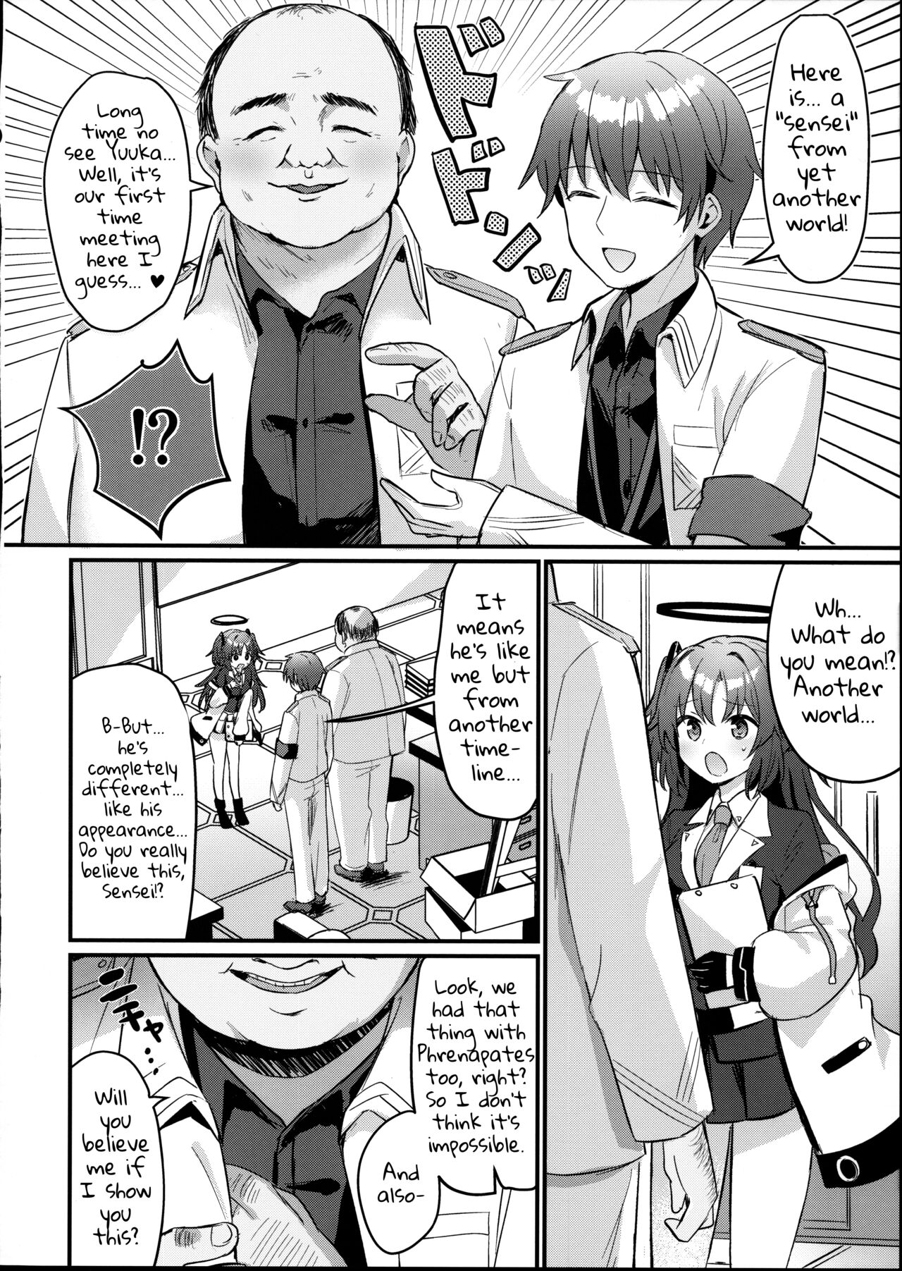 Kimodebu Sugite Kivotos o Horoboshita Sensei ga Bessekaisen no Yuuka o NTR Ryoujoku suru Hon page 5 full