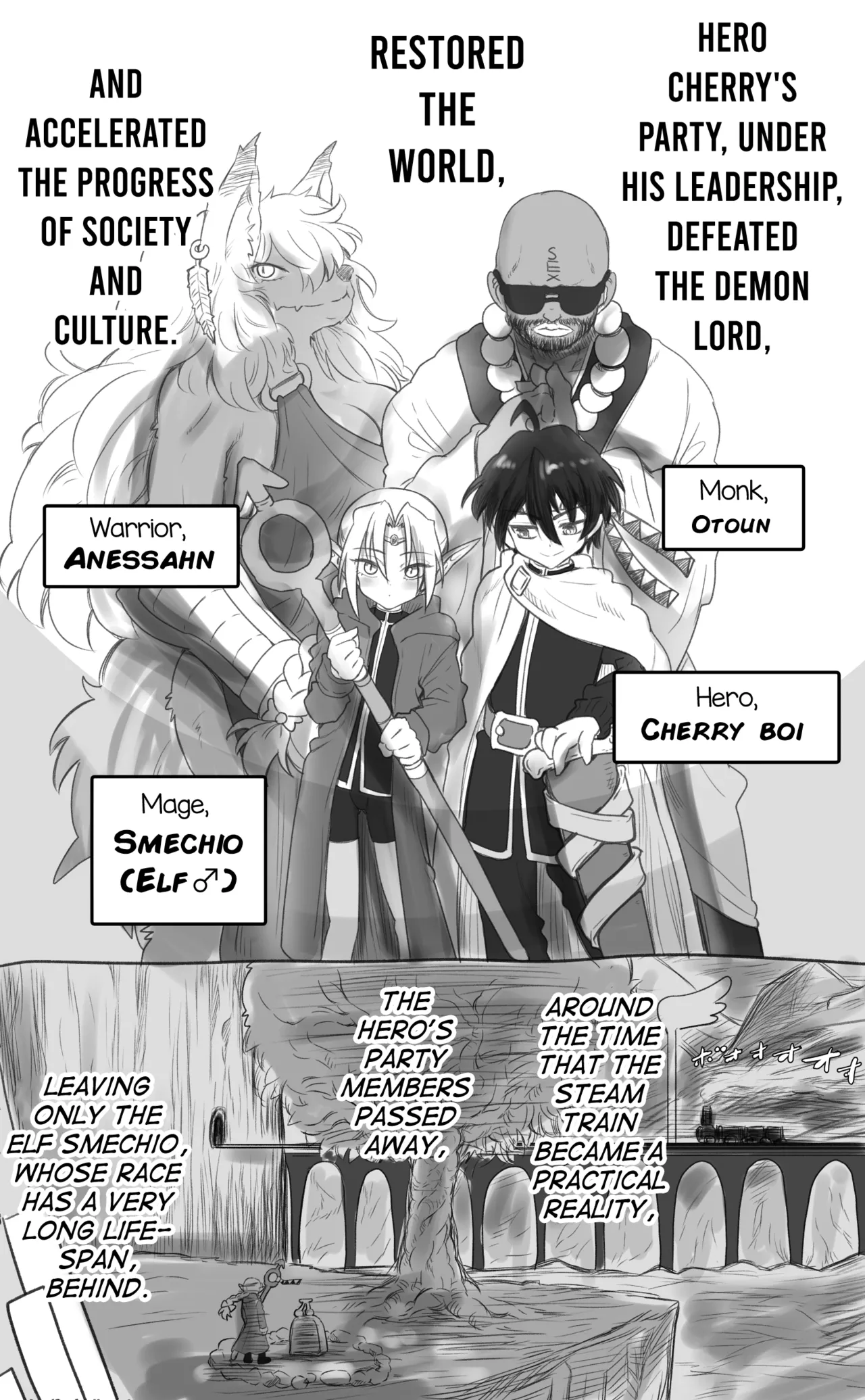 1000-Nen Ijou Ikita Elf  ga Josou ni Mezameru page 2 full