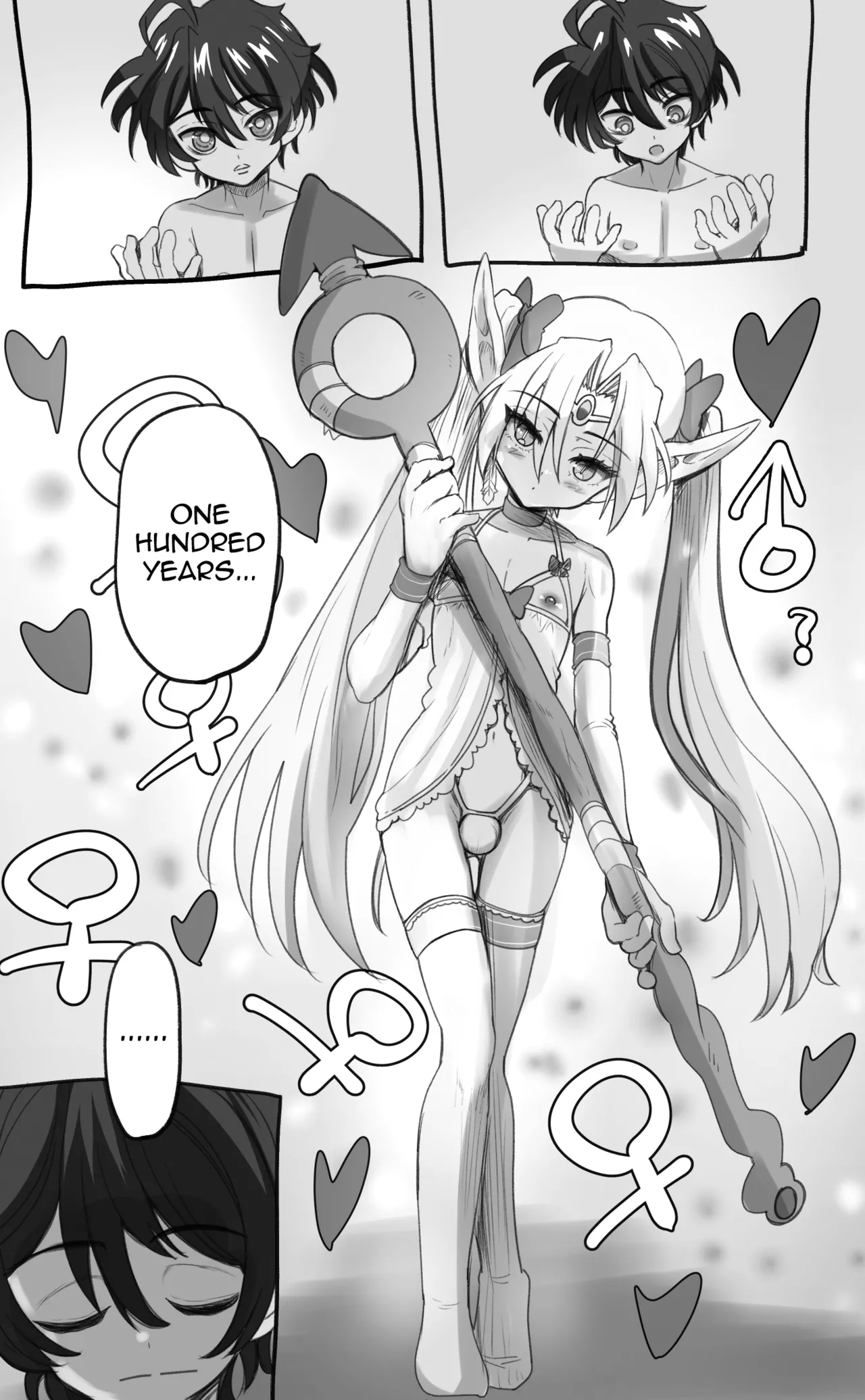 1000-Nen Ijou Ikita Elf  ga Josou ni Mezameru page 9 full