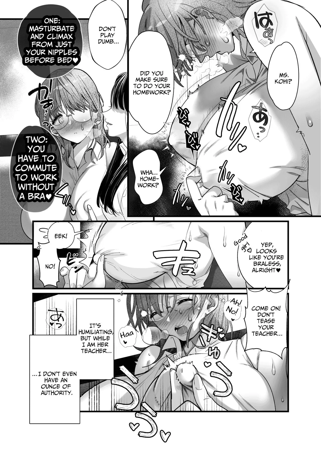 Yuri Chikubi Bus Tsuukin ~Onna Kyoushi, Buji Chikubi Ikishi Koakuma JK ni Haiboku~ | Lezzy Nipple Bus Commute ~Female Teacher Defeated By Her Devilish Student~ page 7 full