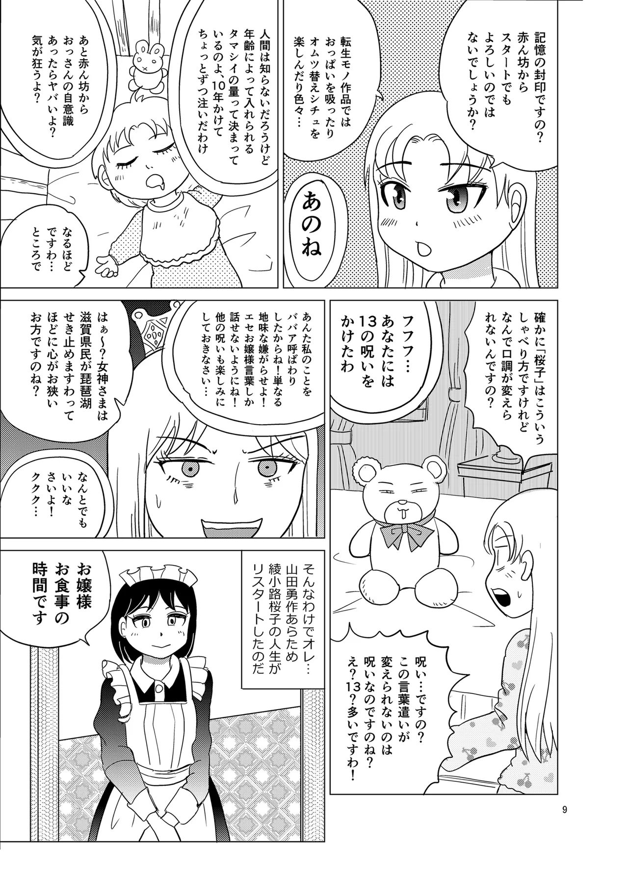 Kochira ossan TS tensei botsuraku reijōmonogatari 1 page 8 full