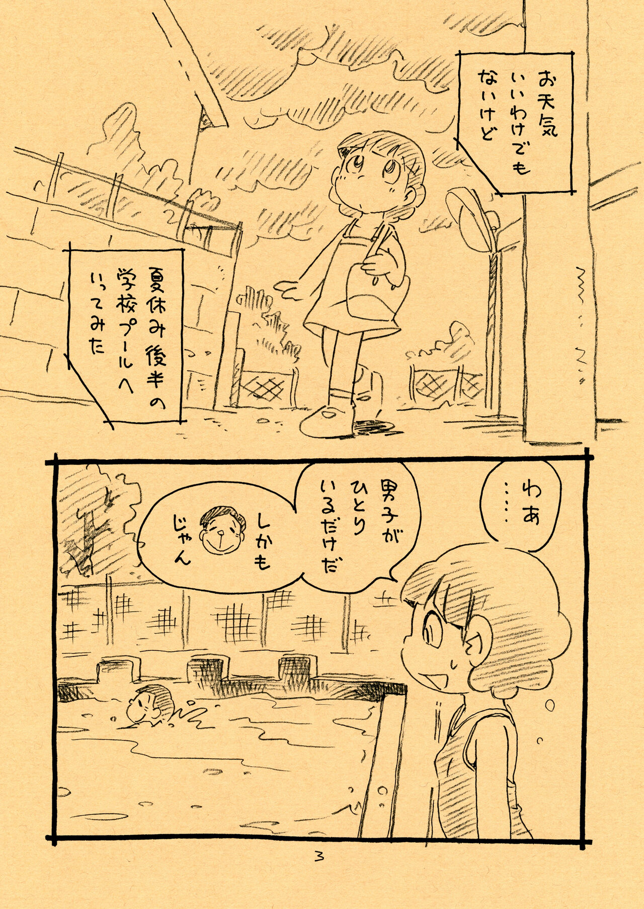 Ecchi Man to Natsuyasumi Pool page 3 full