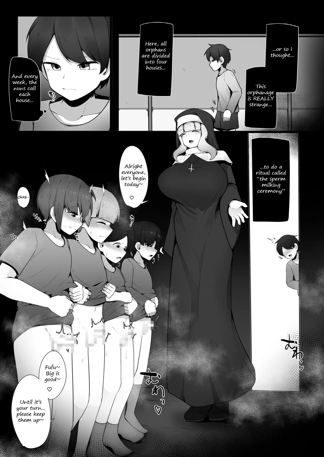 A story about a kind nun Onee-san who turns out to be a succubus, and being forced into a contract with her after discovering her secret page 3 full