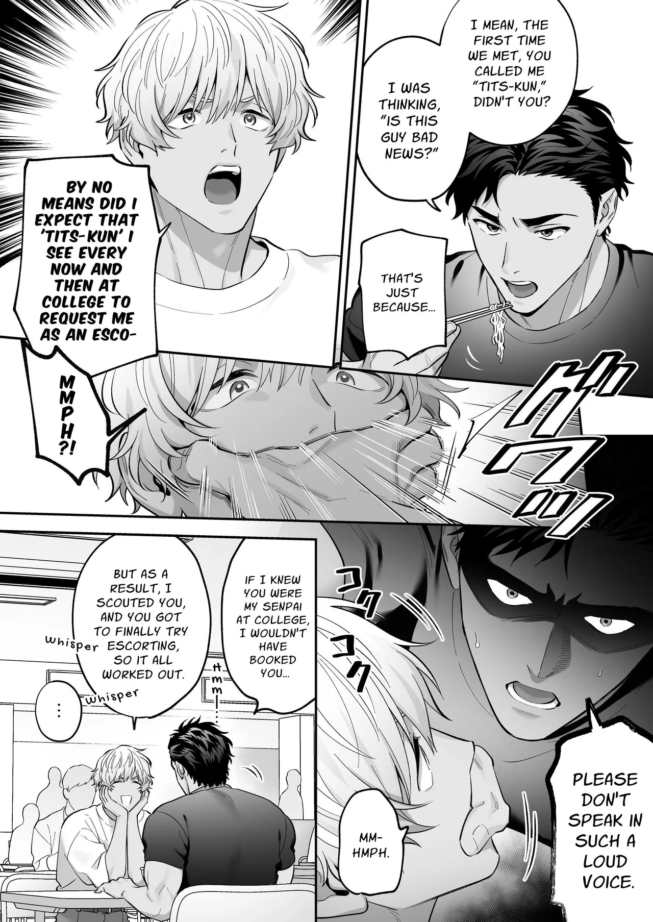 Shiro-Kuro Sex: ~Two Bottoms Tried Clothed Sex~ page 8 full