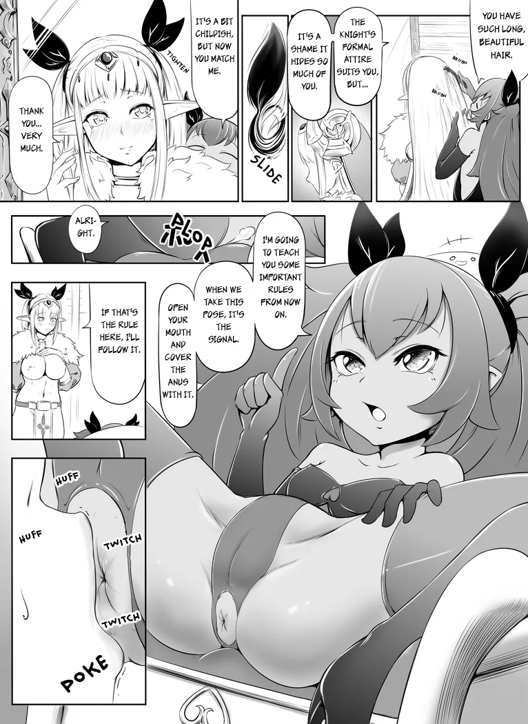 Succubus x Elf: Pleasure from Eating Poop ~Part 1~ page 8 full