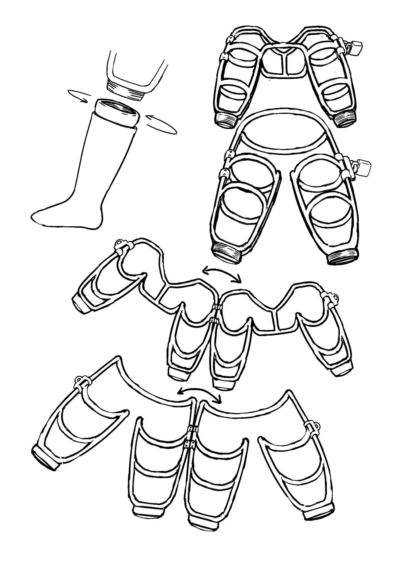 偽装拘束失禁人偶 page 3 full