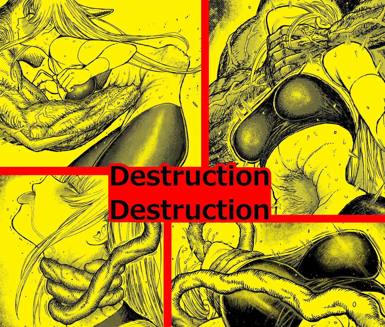 Destruction Destruction ヒロイン首絞め完全敗北 page 1 full