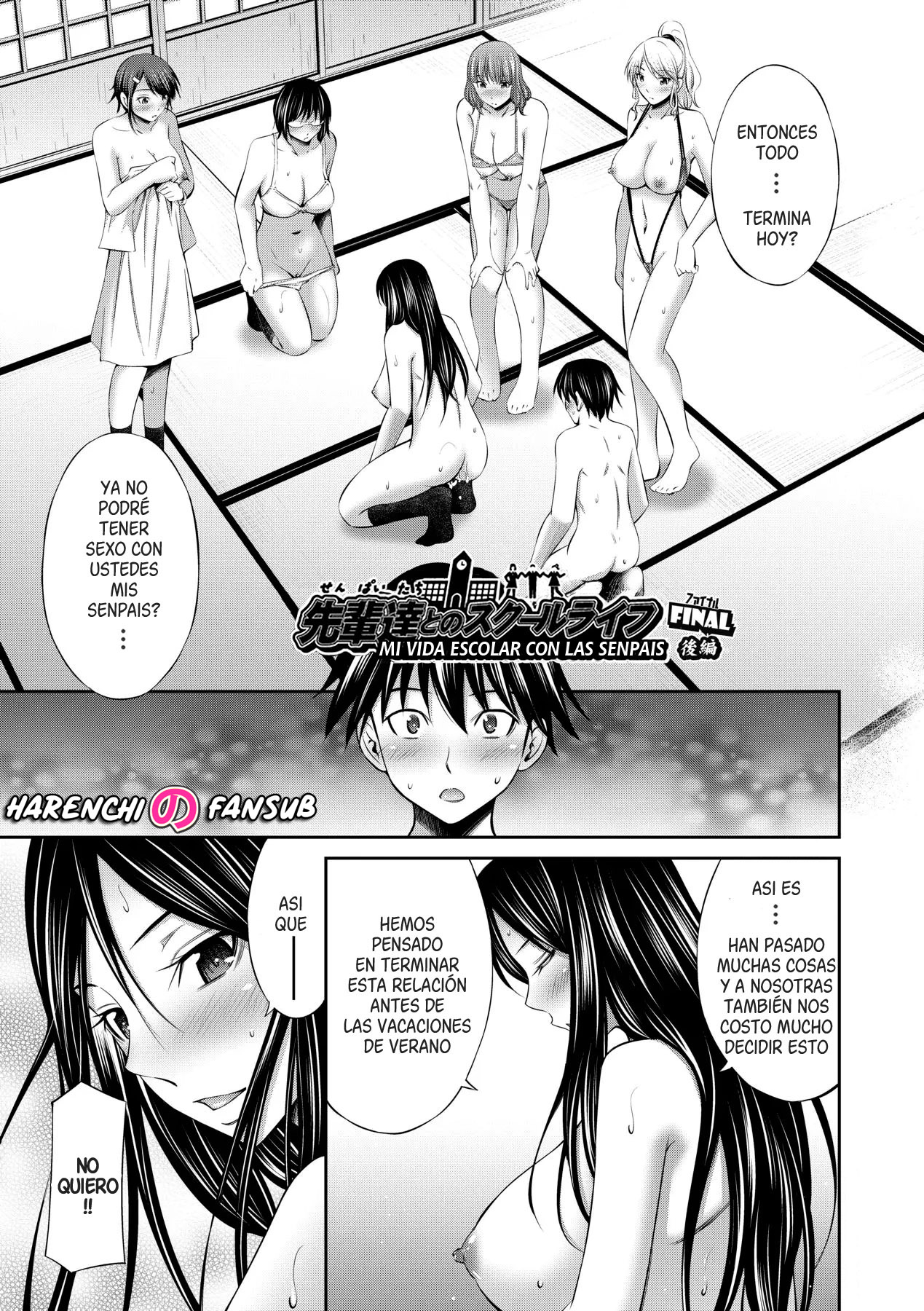 Senpai-tachi to no Gakuen Seikatsu chap.7 End | Mi vida escolar con las senpais cap.7 Fin page 1 full