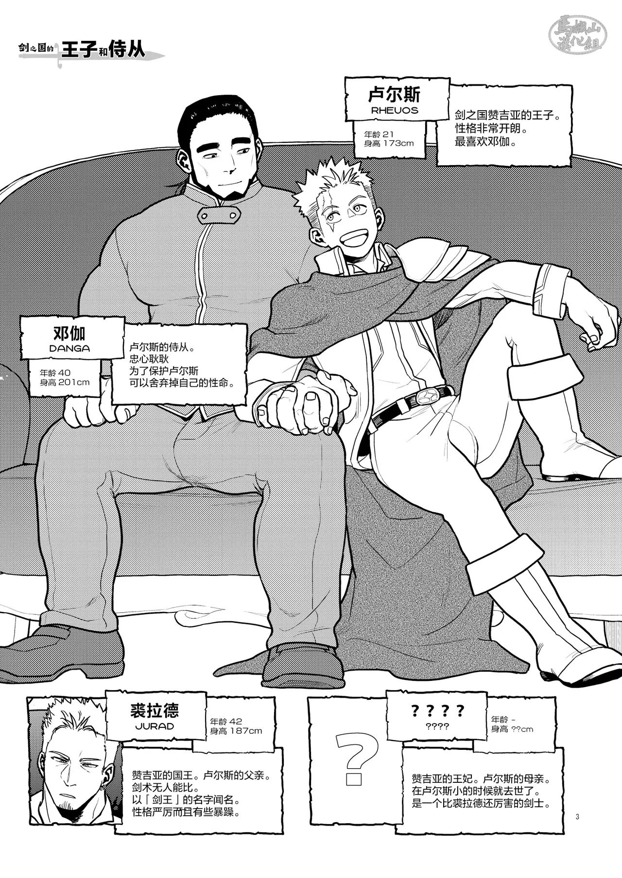 ken no kuni no ōji to jūsha u~ebu shūgō hon | 剑之国的王子和侍从 Web集合本 page 2 full