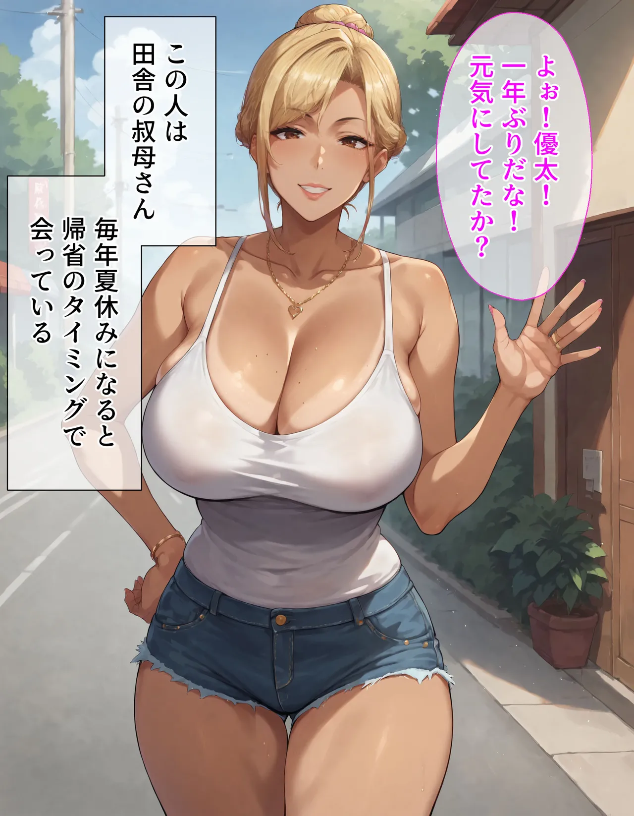 Younger shota-eating aunt - until a rural ex-youth black gal loses her cock. page 1 full