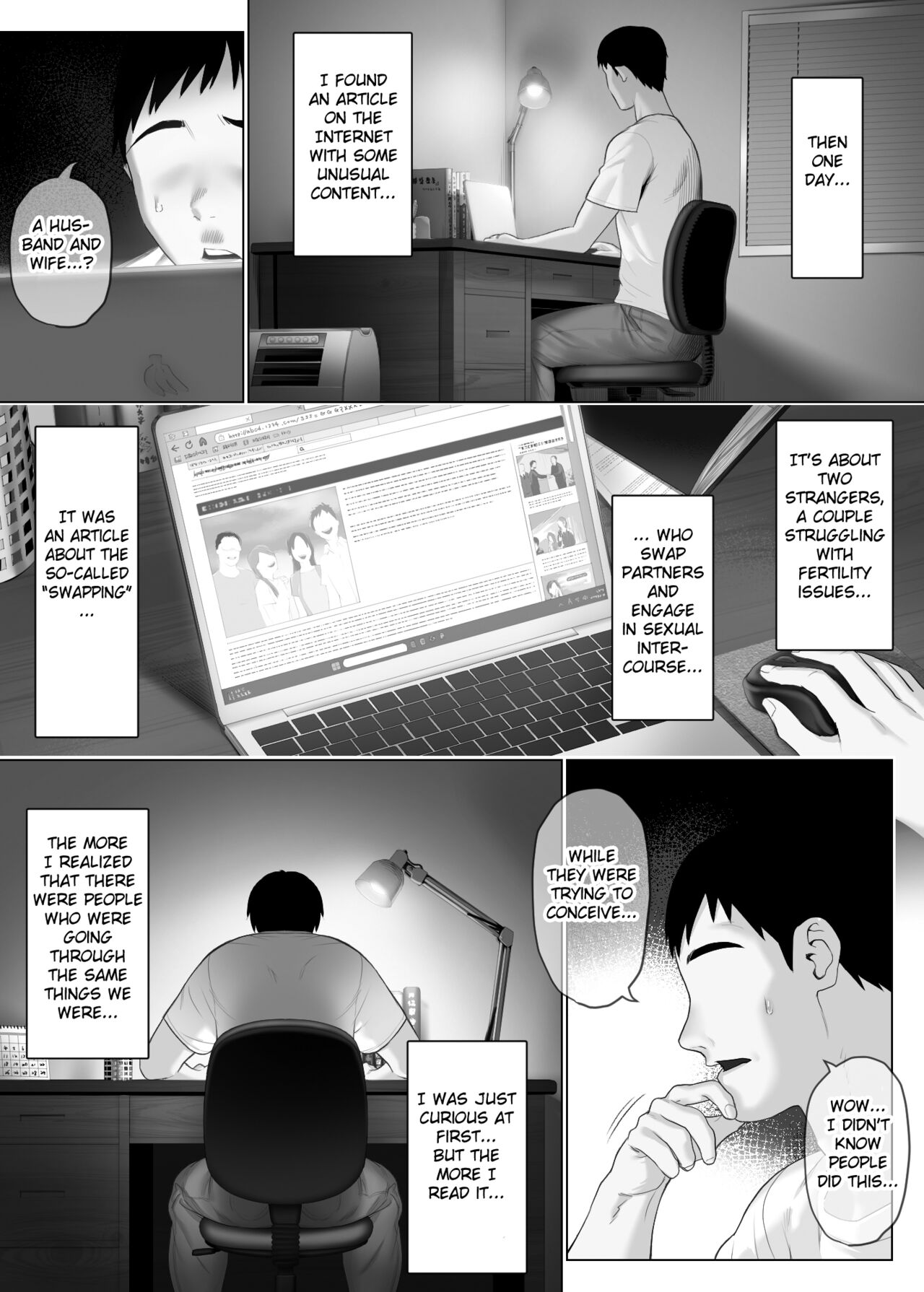 LeveChi na Swapping 1 - Seiheki ni Mezameru Otto Hen - | Swapping on a Whole New Level 1 ~Husband Awakening to His Kinks~ page 8 full