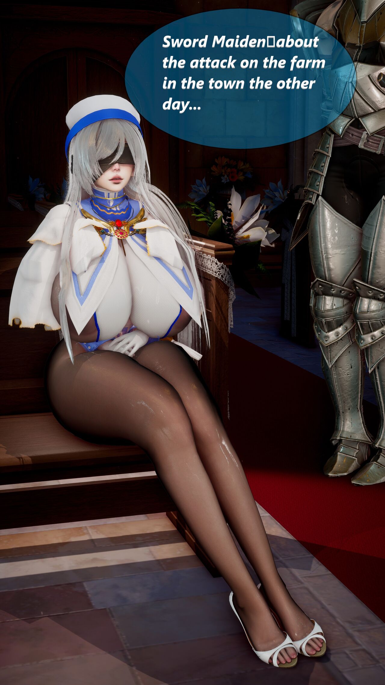 Sword Maiden incarcerated by Goblin page 3 full