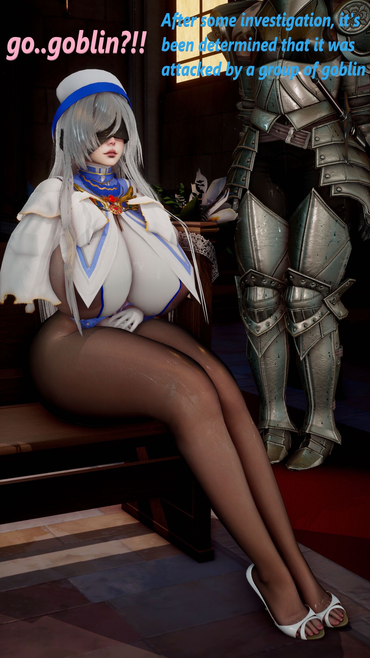 Sword Maiden incarcerated by Goblin page 4 full