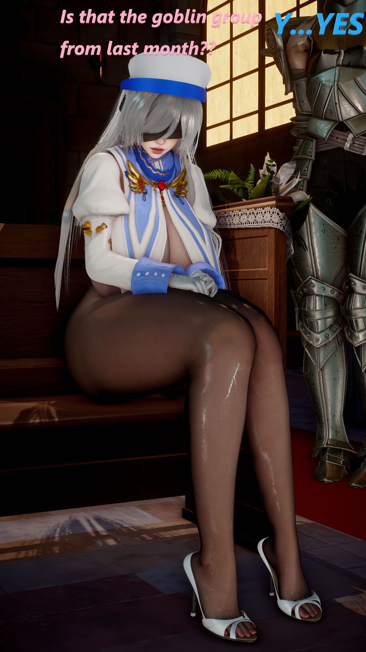 Sword Maiden incarcerated by Goblin page 5 full