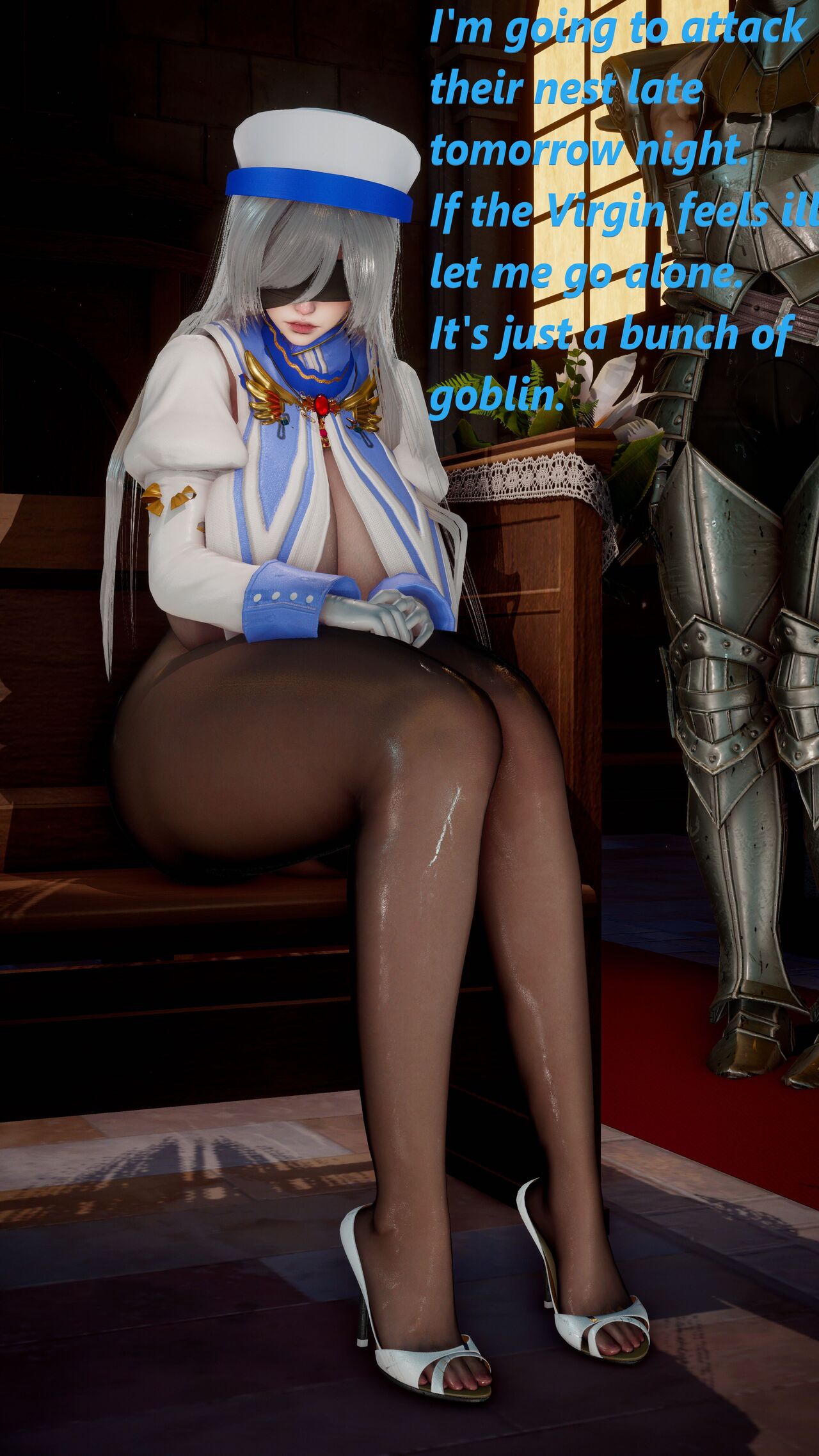 Sword Maiden incarcerated by Goblin page 9 full