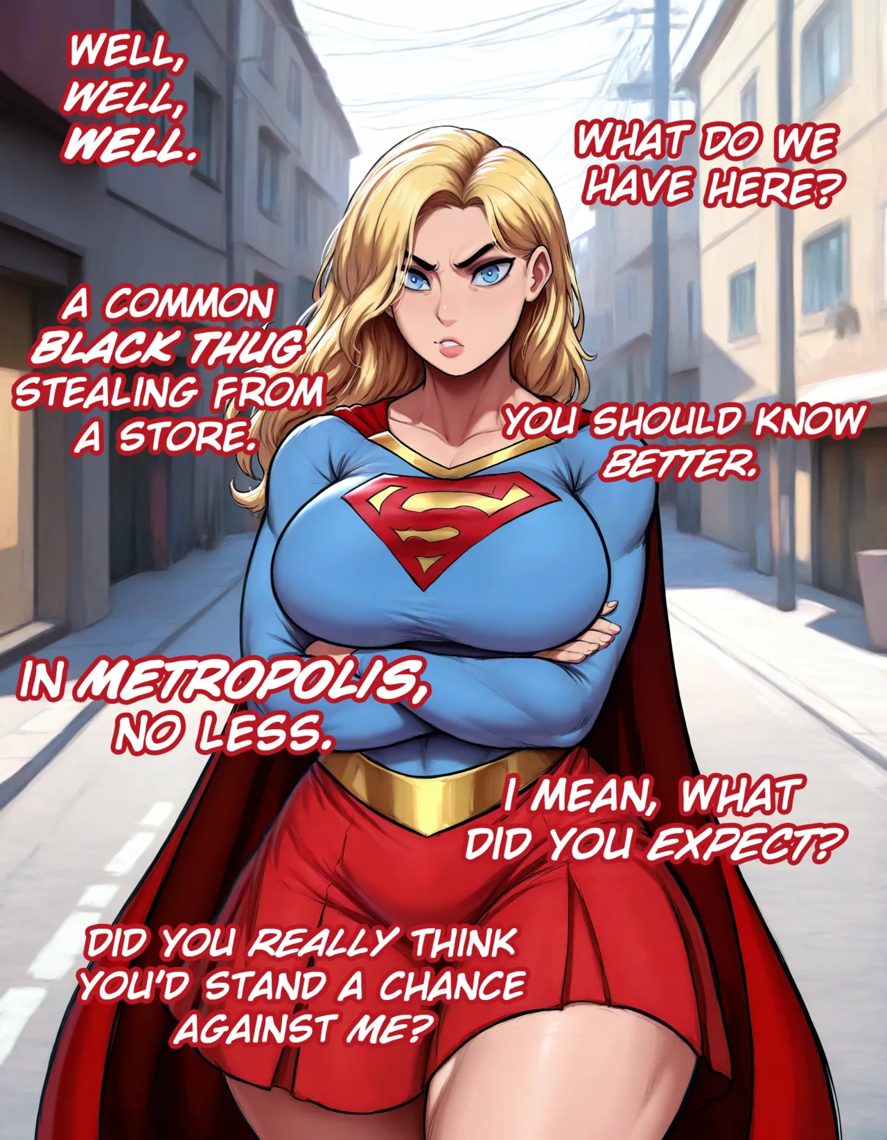 Supergirl page 1 full