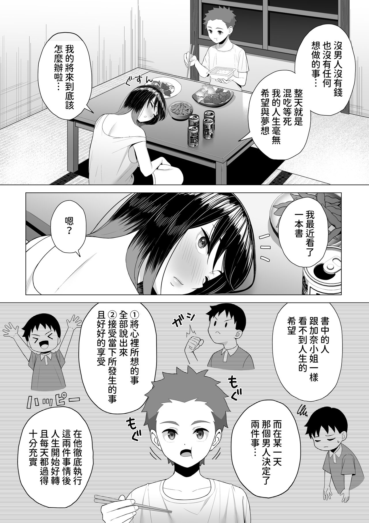 酔っ払いねーちゃんの人生が好転する行動変容  中文翻譯 page 7 full