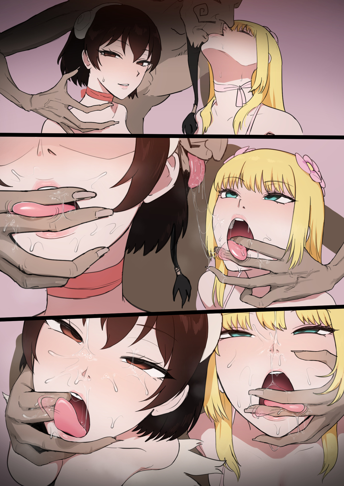 Kohaku x Yuzuriha Ibara ni Toraerare Seishori Tsuma ni page 10 full