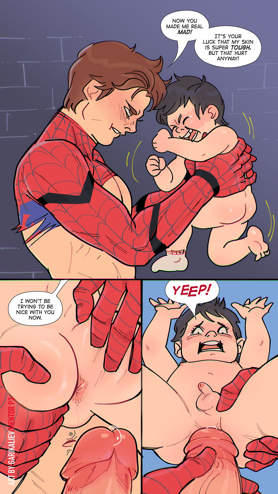 MENTOR『 ショタコン教師 』CAP x SPIDEY 7P page 4 full