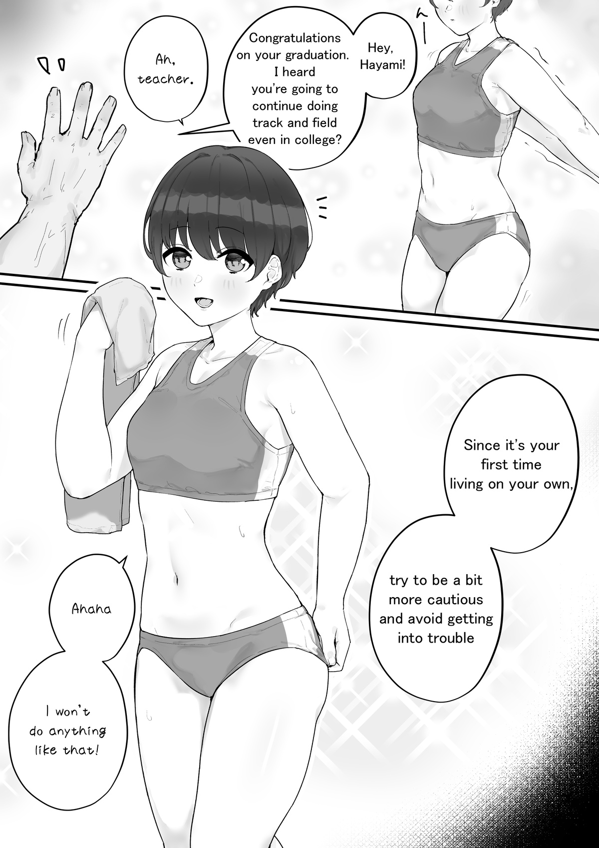 Athletics Club Girl page 1 full