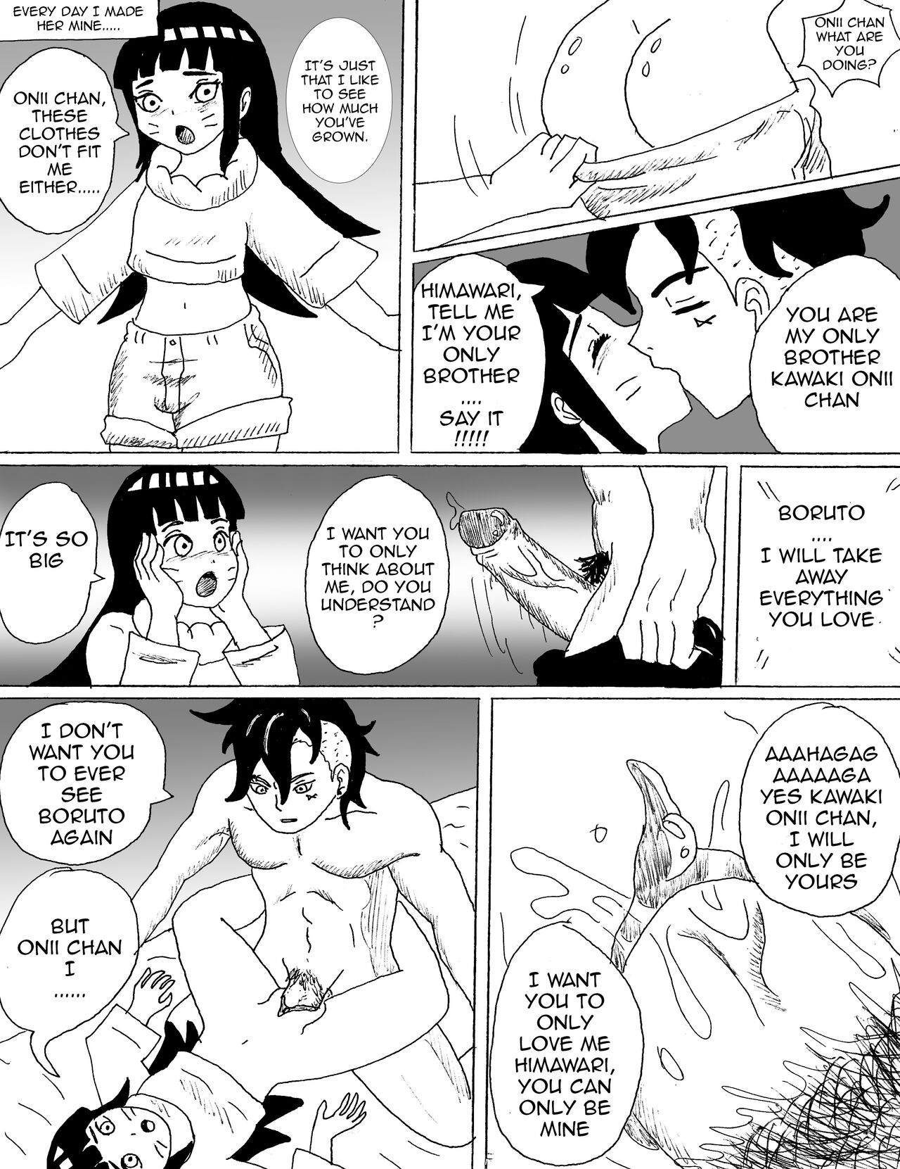 Himawari Uzumaki x Kawaki page 3 full