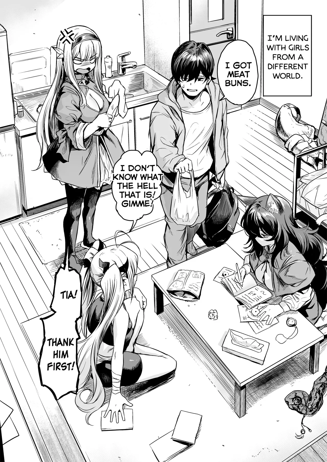 Isekai kara Kimashita. | They Came From a Different World page 4 full