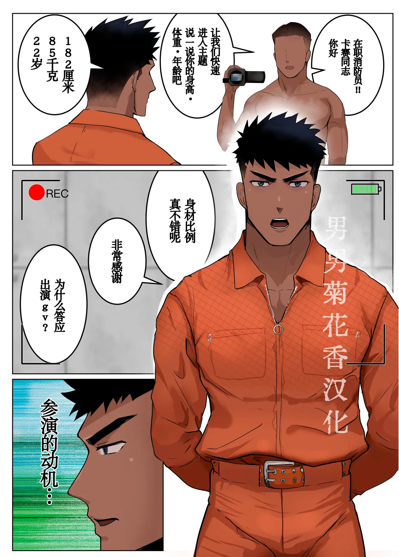 【マヤイーガ】消防士ふうがの新天地1-2｜消防员风峨的新天地1-2｜男男菊花香汉化【chinese】 page 2 full