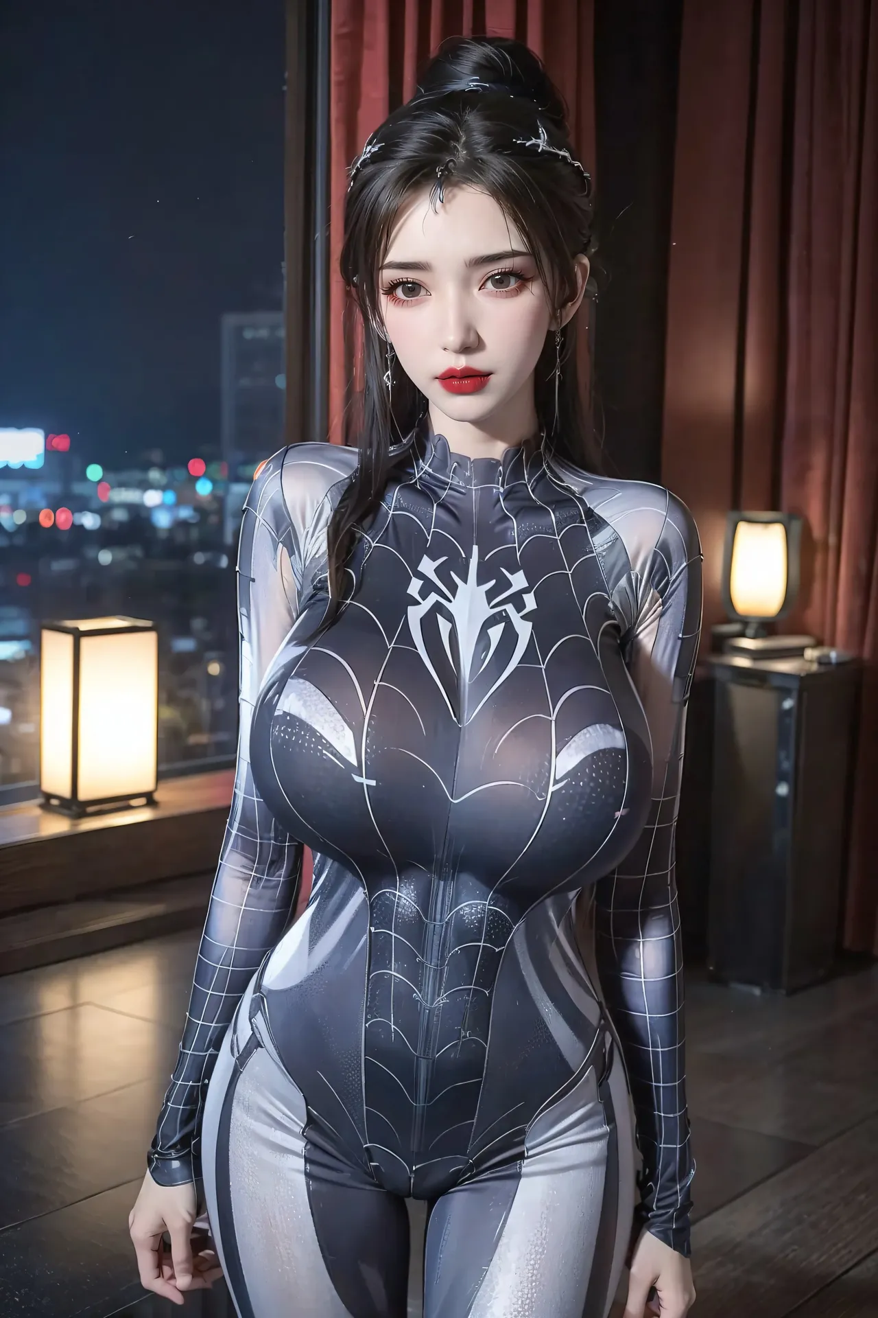 灵若9-19（李慕婉）蜘蛛紧身衣w123 page 5 full