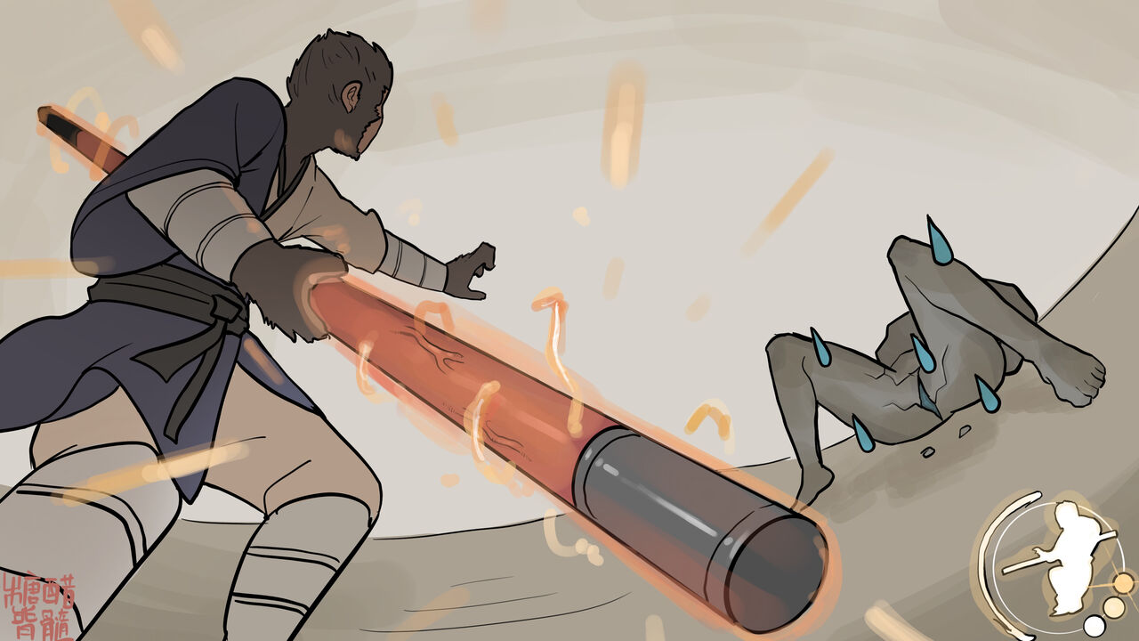 当石双双对天命人使用了飞踢 page 8 full