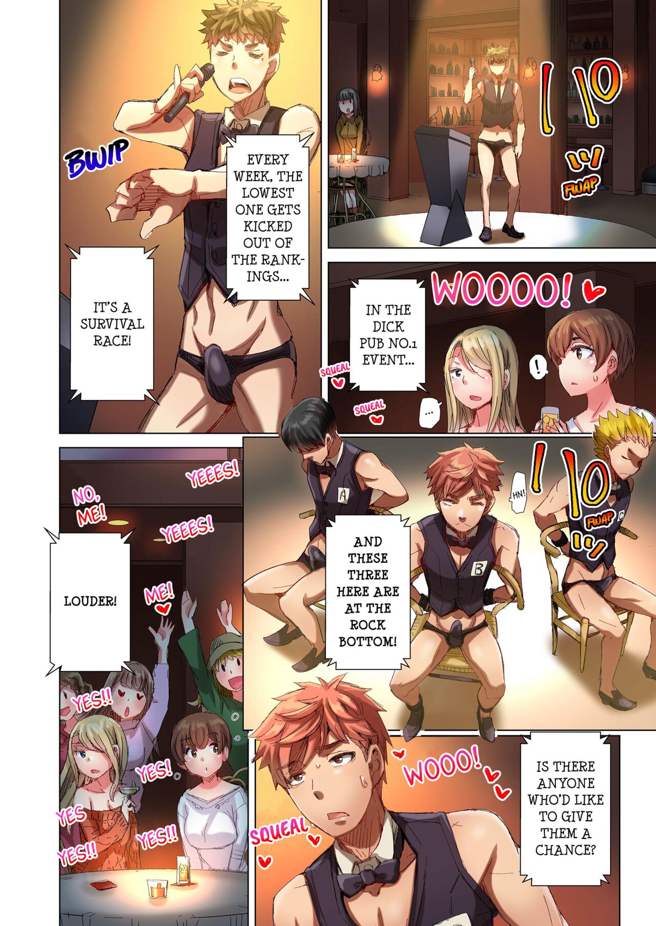 [Kira Hiroyoshi] Cin Pub! ~Anoko o Ikaseru no ga Ore no Oshigoto~ | The Dick Pub Vol. 1-10 [English] [Decensored] [Ongoing] Hentai - Raw  300