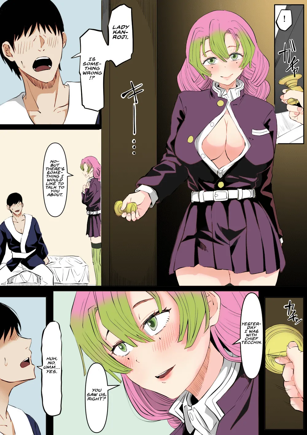 Bitch Kanroji Mitsuri 1-4 _ The Slut Mitsuri Kanroji Color by Proyectoanimeh page 9 full