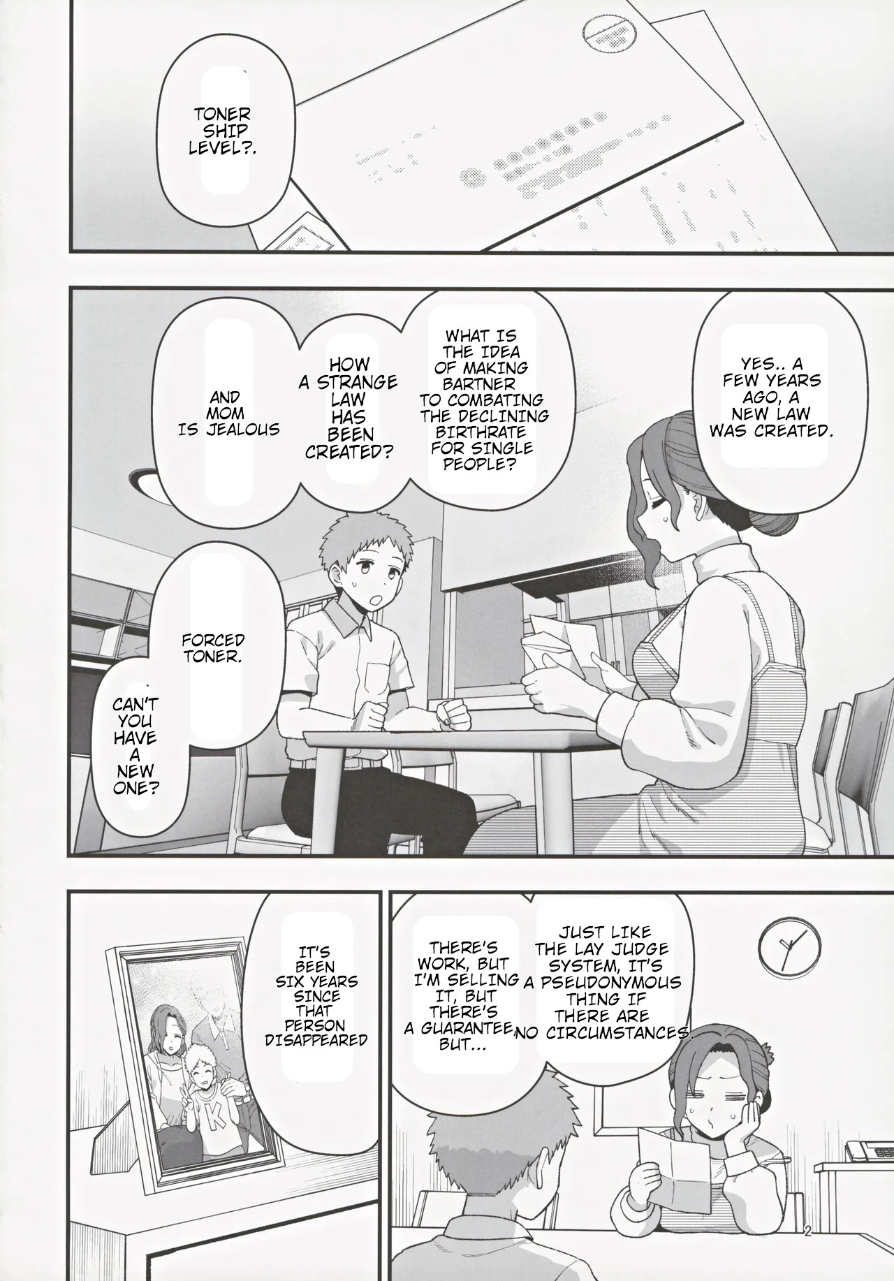 Shoushika Taisaku Partnership ni Erabarete Shimatta Haha to Osu page 3 full