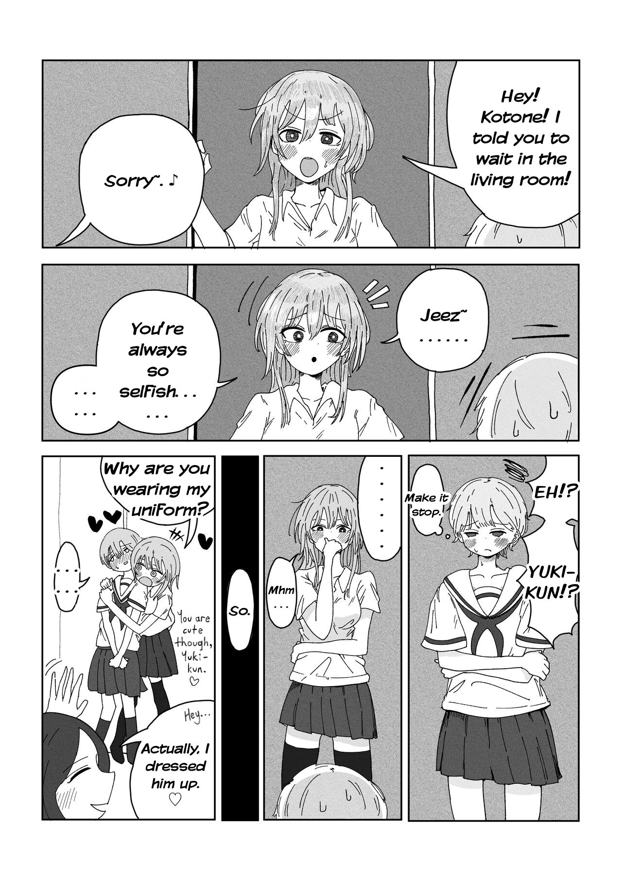 My sister’s friend found out that I was cross-dressing. page 6 full