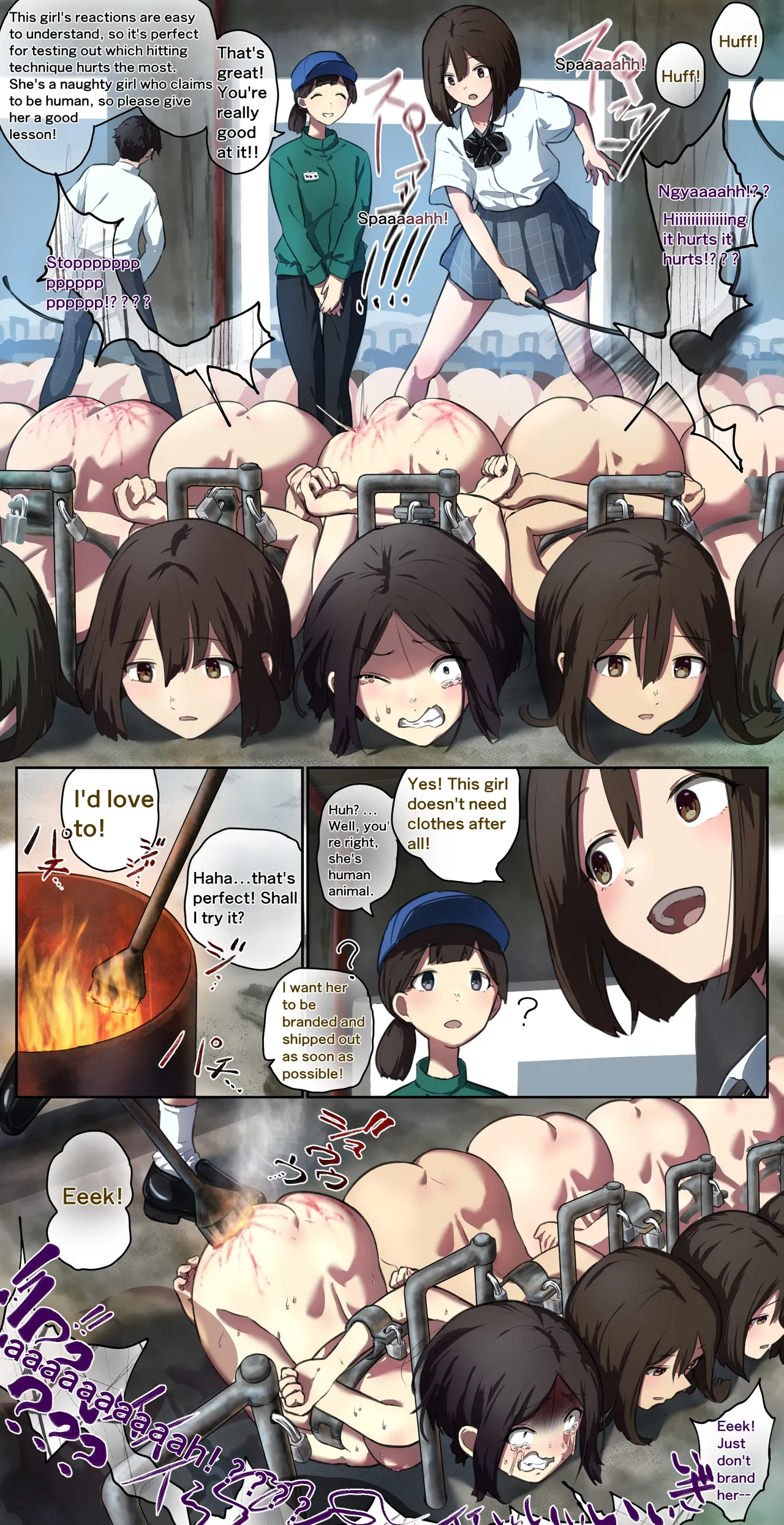 A girl comes to visit a human barn and ends up being switched page 3 full