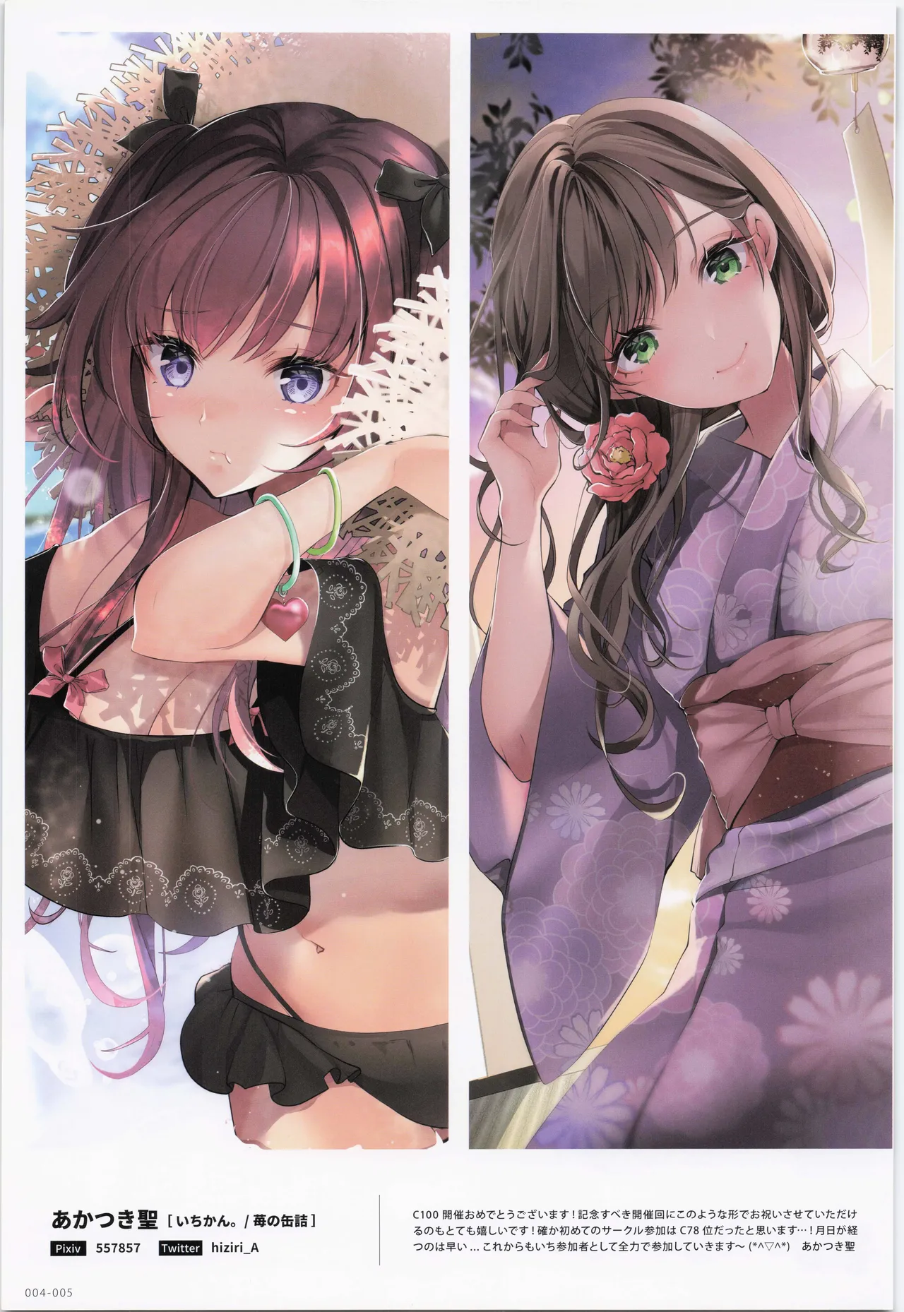 ComicMarket100 ExclusiveGift Limited Edition ELEGANT page 5 full