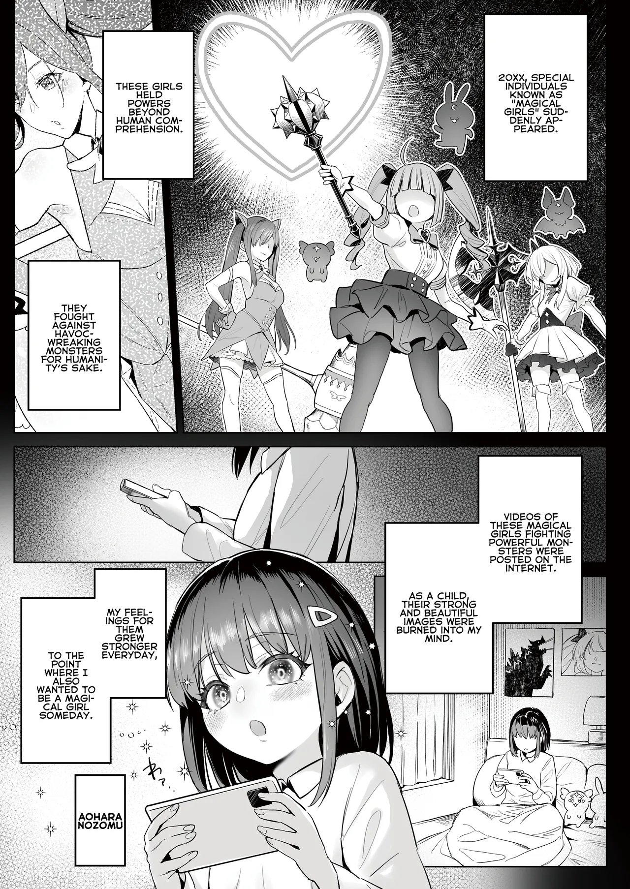 [COMEX (Zhen Lu)] Moto Mahou Shoujo no Shigoto Hanashi Ao | The Former Magical Girl Blue's Work [English] [flowerswamp] [Digital] Hentai - Raw  4