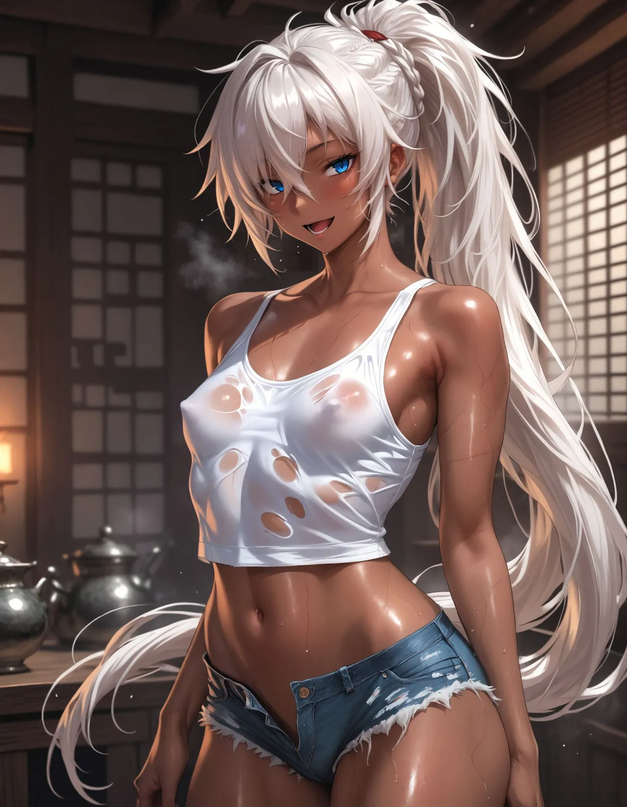 褐色#159 NSFW  褐色生活_DSL  ai generated page 2 full