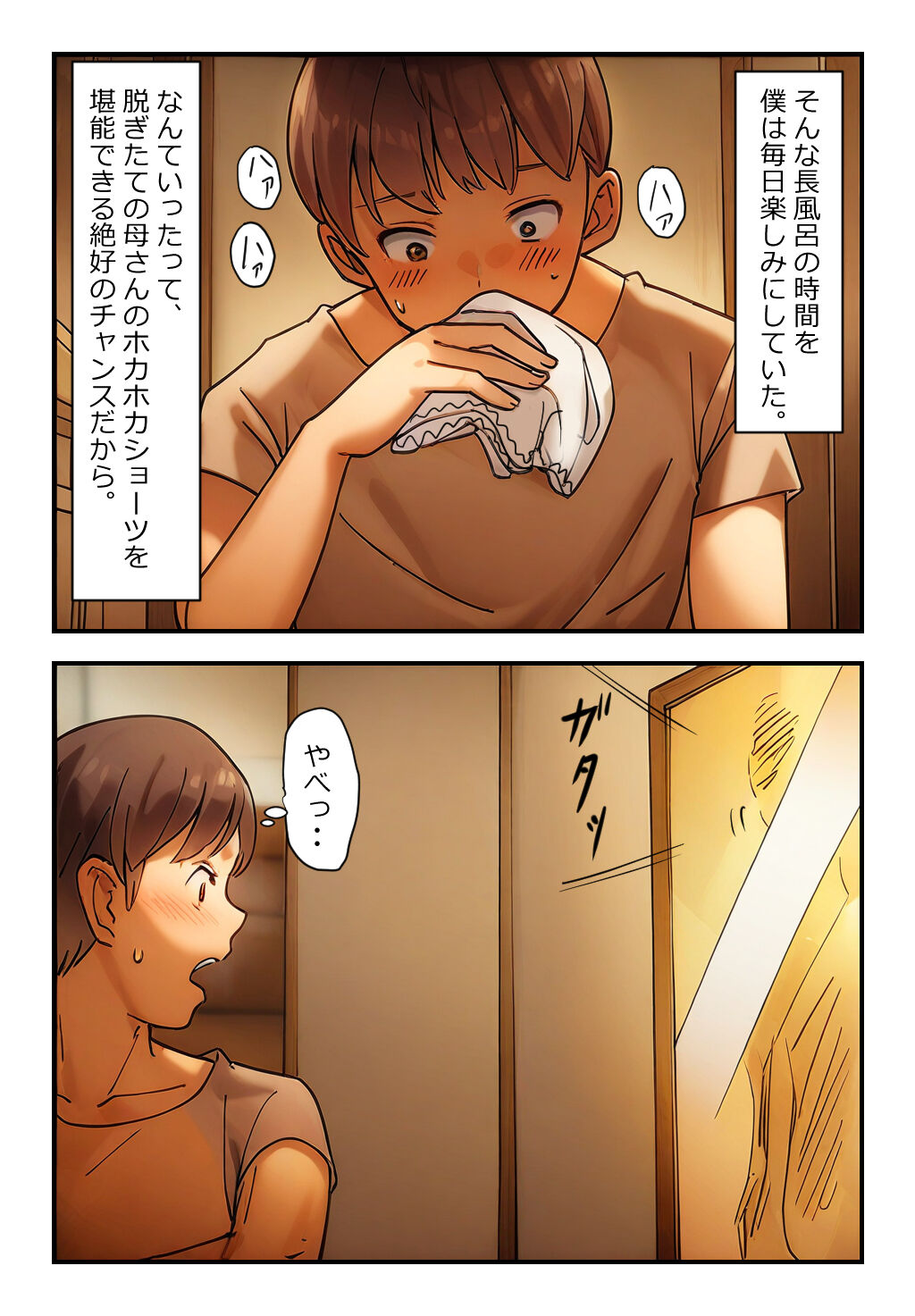 "Kinshin Soukan Taiken" Kaa-san e no Seiyoku ga Tomaranai! page 5 full