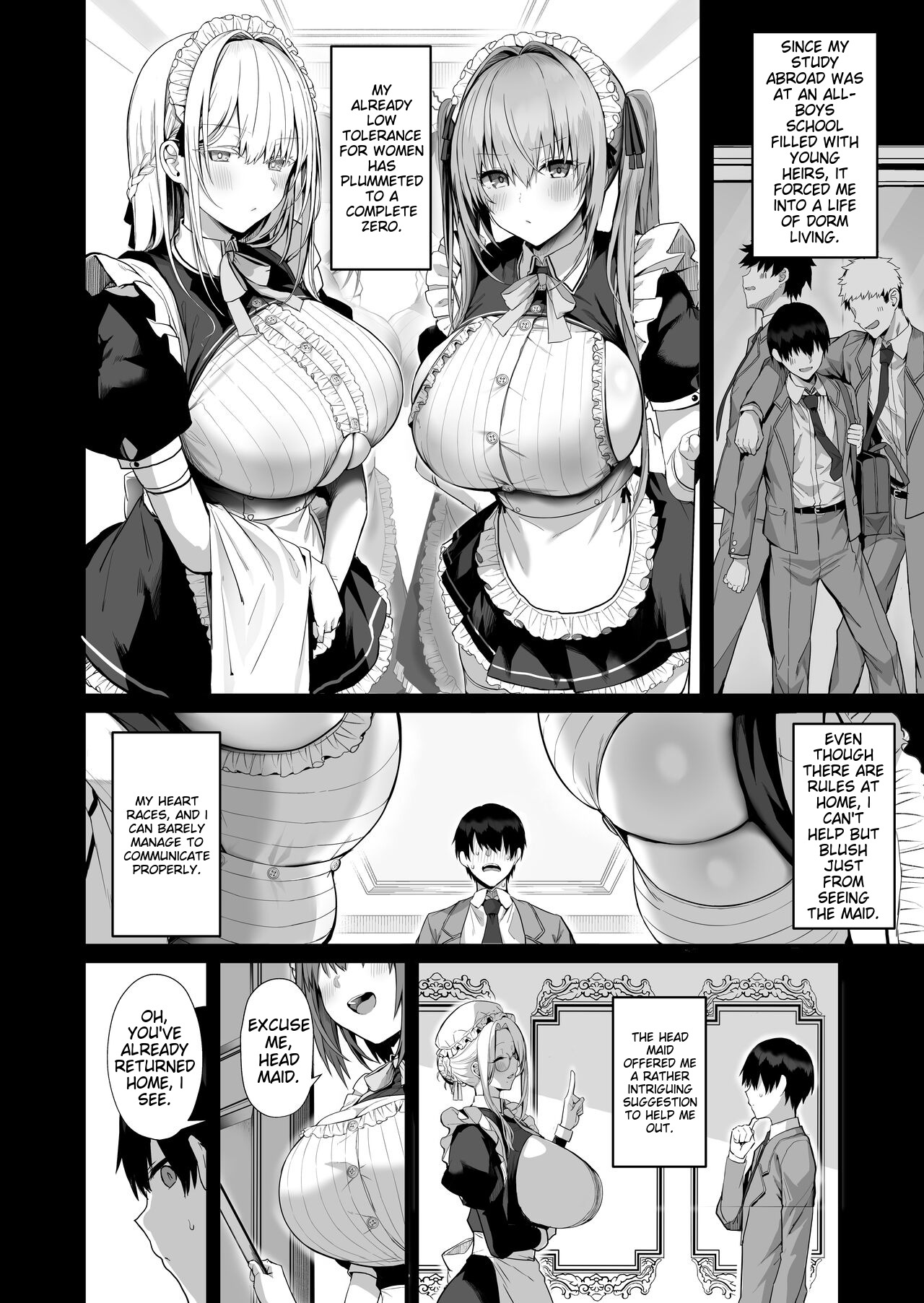 Love Maid -Yasashikute Amaama na Kyonyuu Ero Maid San to SEX Shimakuru Ohanashi- page 7 full